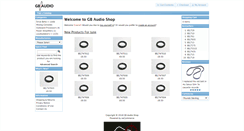 Desktop Screenshot of gbaudioshop.co.uk